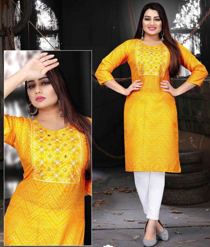 Aagya Mishika 3 Fancy Wear Wholesale Kurti Collection